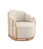 Better Homes & Gardens Lillian Swivel Birdcage Accent Chair, Charcoal Linen