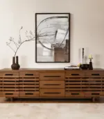 Ingrid 78" Slatted Media Console - Image 2