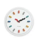 Modern 3D Silent Wall Clock – Stylish Resin Living Room Decor