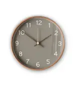 Contemporary Wooden Wall Clock with Chic Design