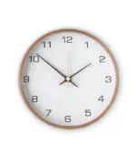 Contemporary Wooden Wall Clock with Chic Design - Image 3